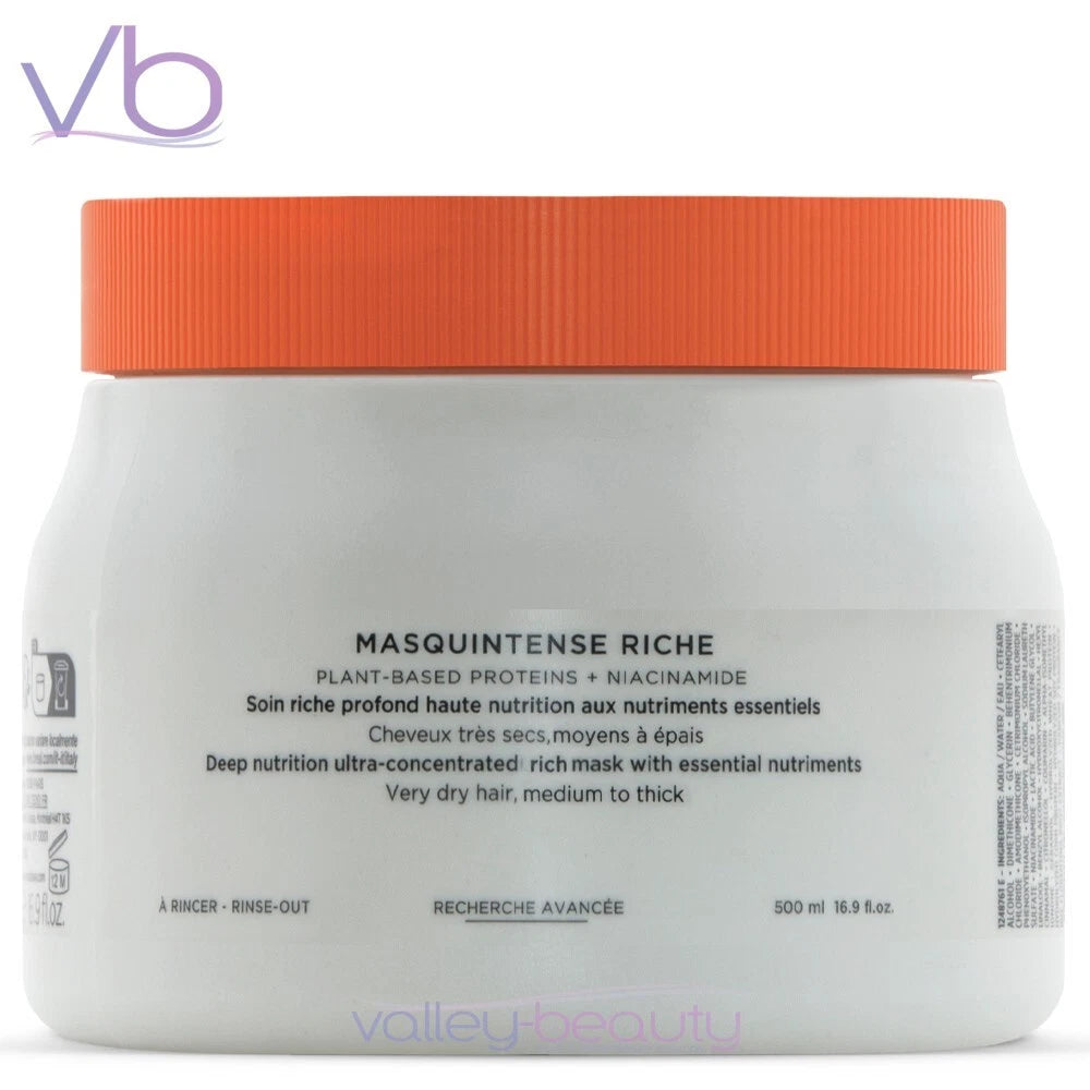 KERASTASE Nutritive Masquintense Riche | Mask For Medium to Thick Dry Hair, NEW