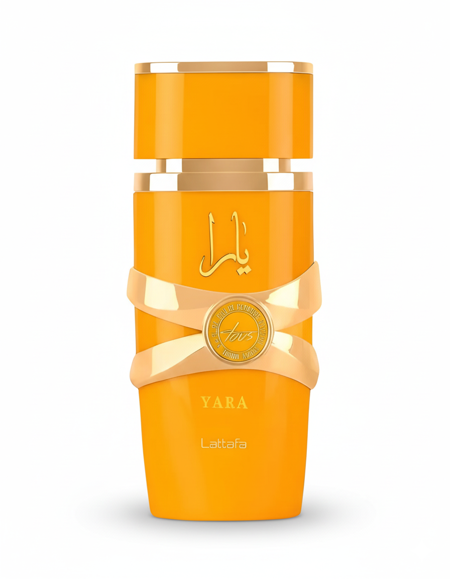 Lattafa Yara Tous Eau de Parfum for women in 100ml bottle, luxurious Arabian fragrance with elegant floral and oriental notes.