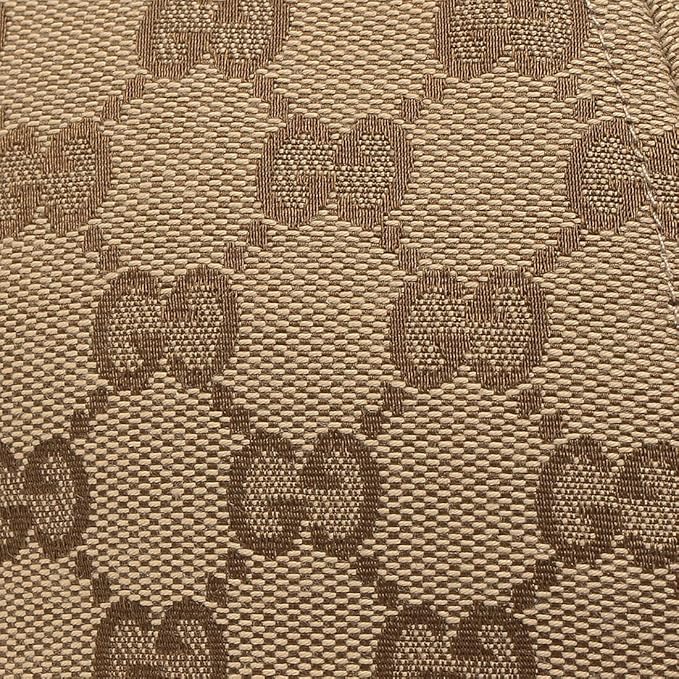 Luxivio Gucci GG Supreme canvas baseball cap, unisex luxury designer hat with iconic pattern and adjustable strap.