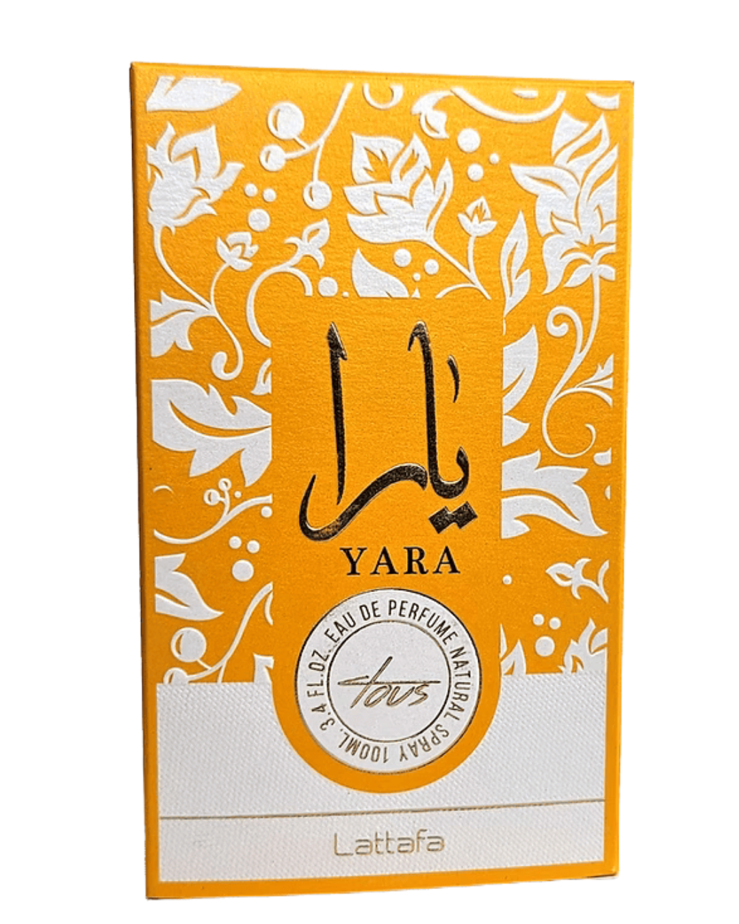 Lattafa Yara Tous Eau de Parfum for women in 100ml bottle, featuring luxurious Arabian fragrance design and elegant packaging.