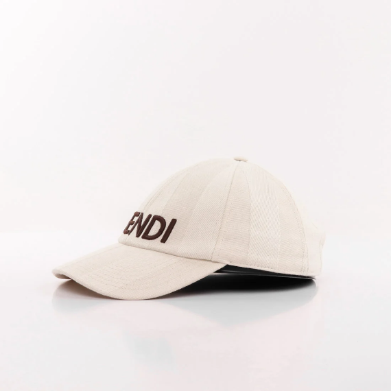 Luxivio Fendi embroidered luxury baseball cap with designer streetwear style, featuring detailed embroidery and premium fabric.