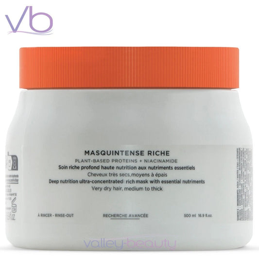 KERASTASE Nutritive Masquintense Riche | Mask For Medium to Thick Dry Hair, NEW